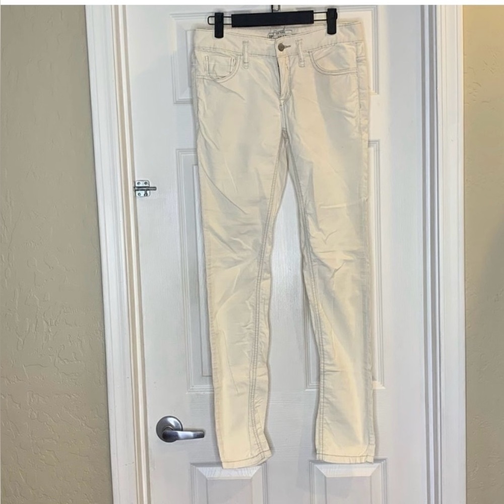 Free People Corduroy Cream Color Jeans Size 27